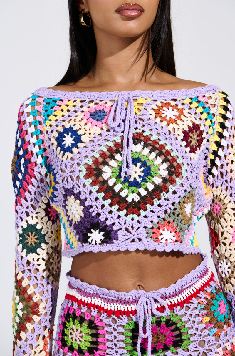 SHINE ON YOU CROCHET TOP