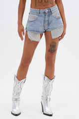 BLING A DING DENIM SHORT