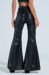DW STUDDED FLARE PANTS