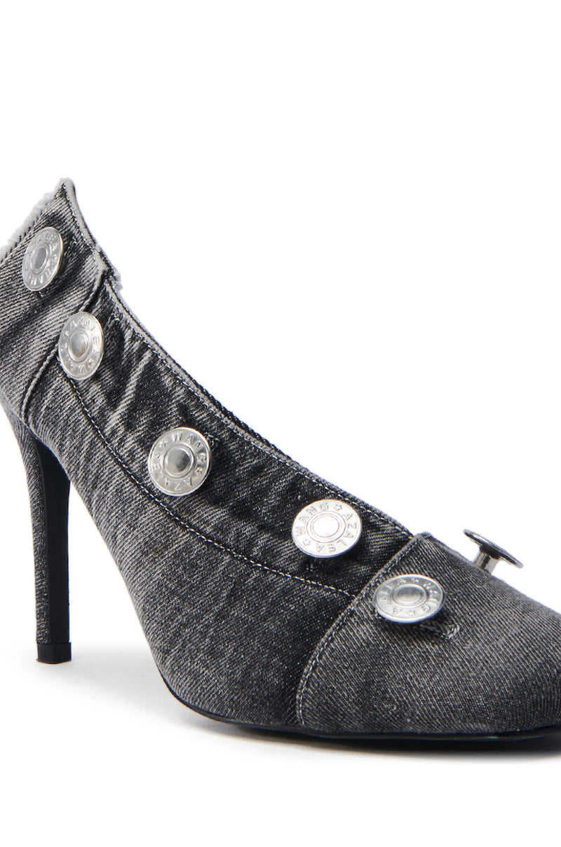 AZALEA WANG EBRIMA DENIM STILETTO PUMP