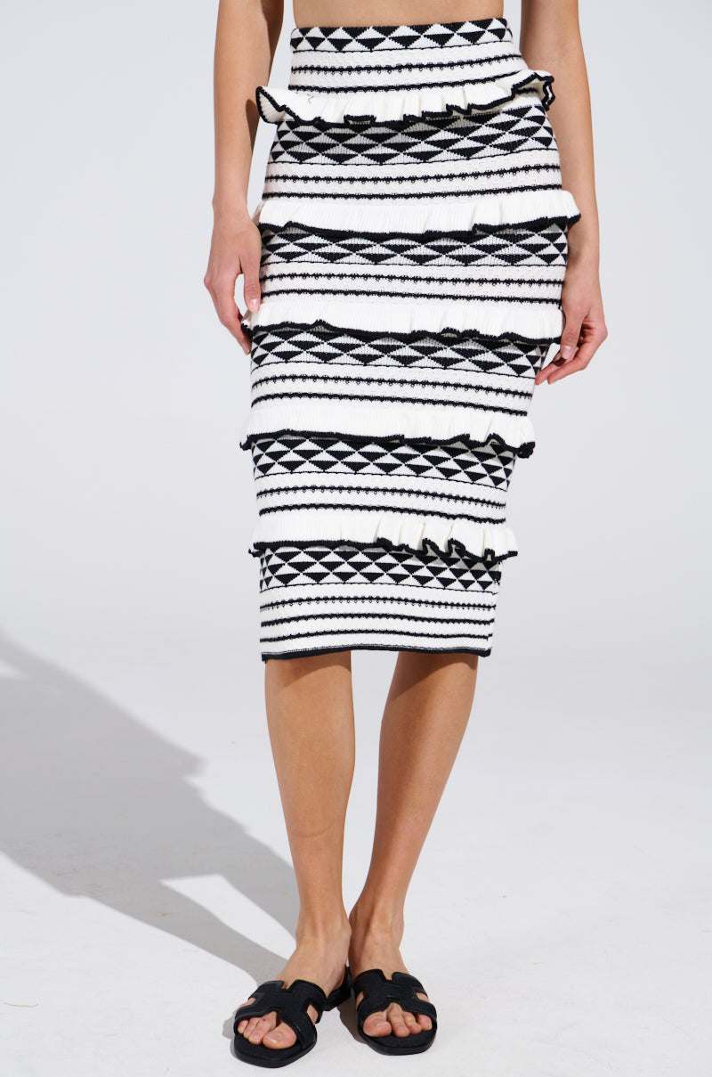 BABY IT'S ME MIDI SKIRT