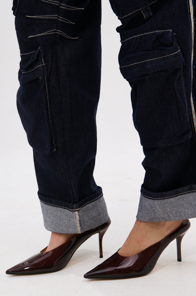 AZALEA WANG EEMIL BROWN PUMP STILETTO