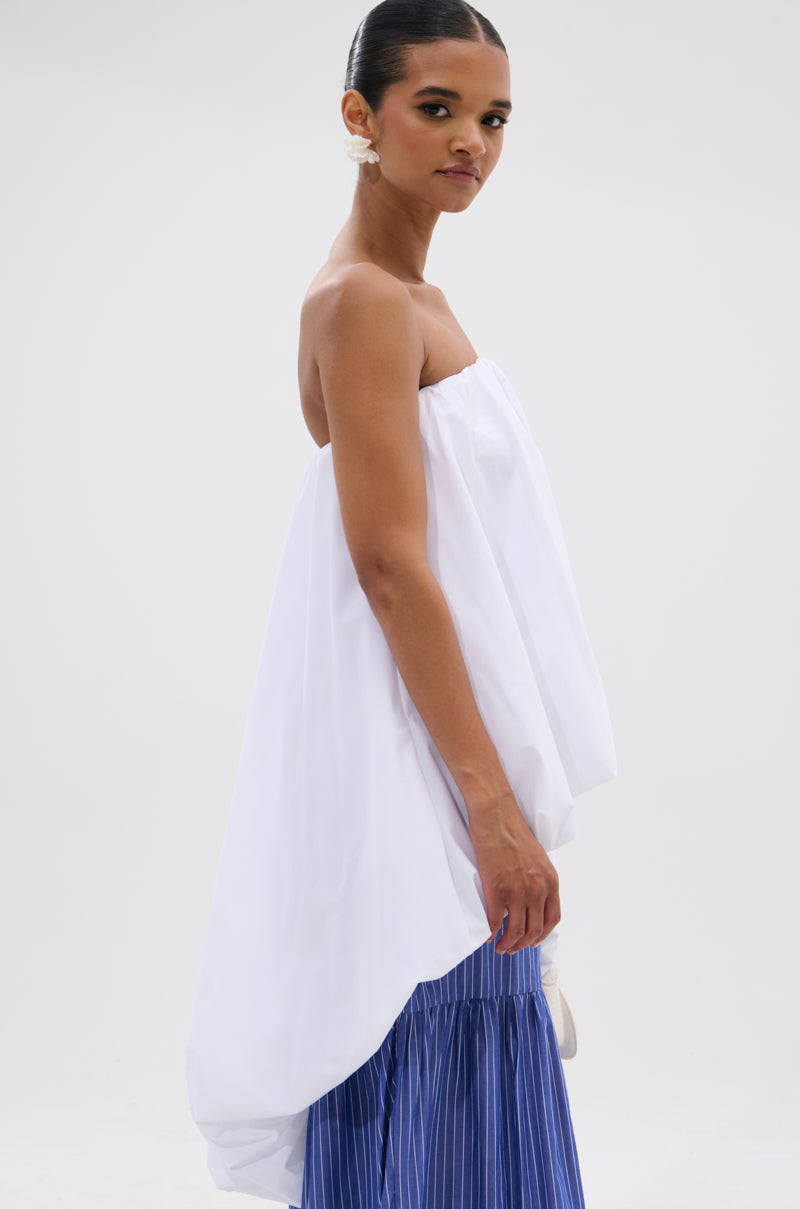 OFF THE SHOULDER HI-LOW TOP