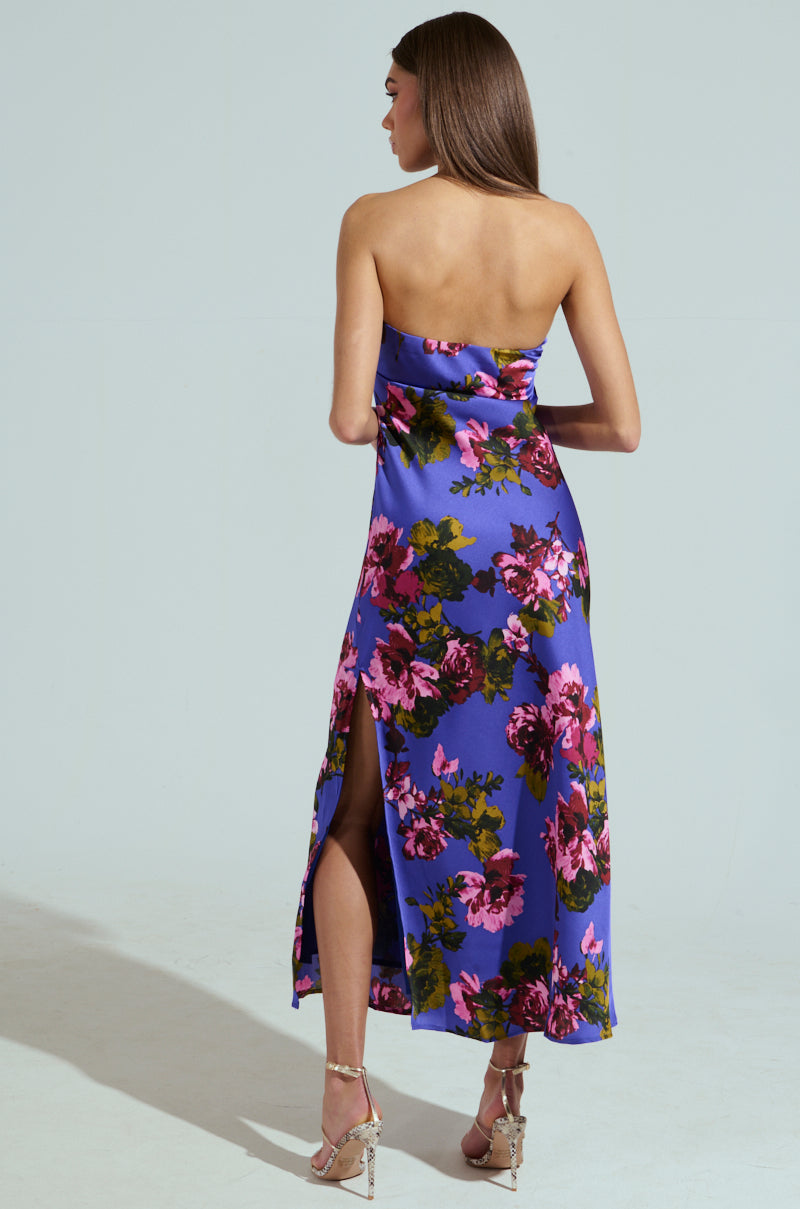 ROSE PETALS MAXI DRESS