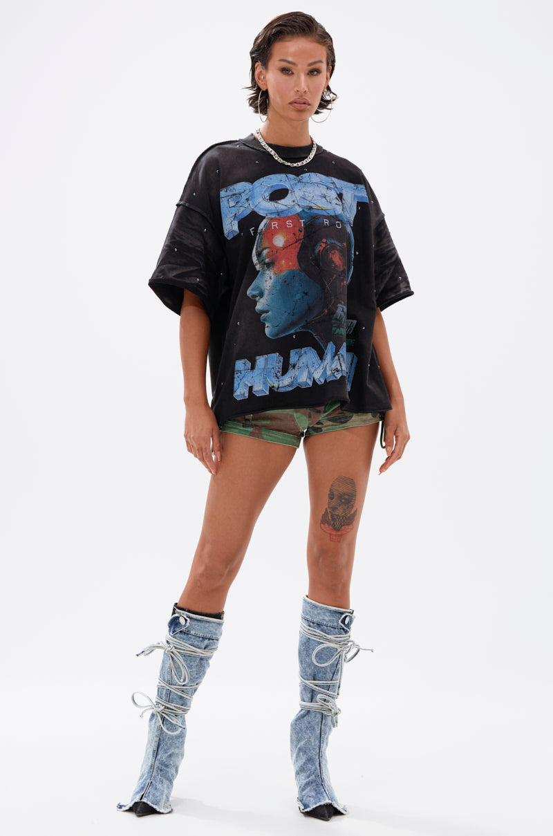 THE FUTURES CALLING FRENCH TERRY GRAPHIC TEE