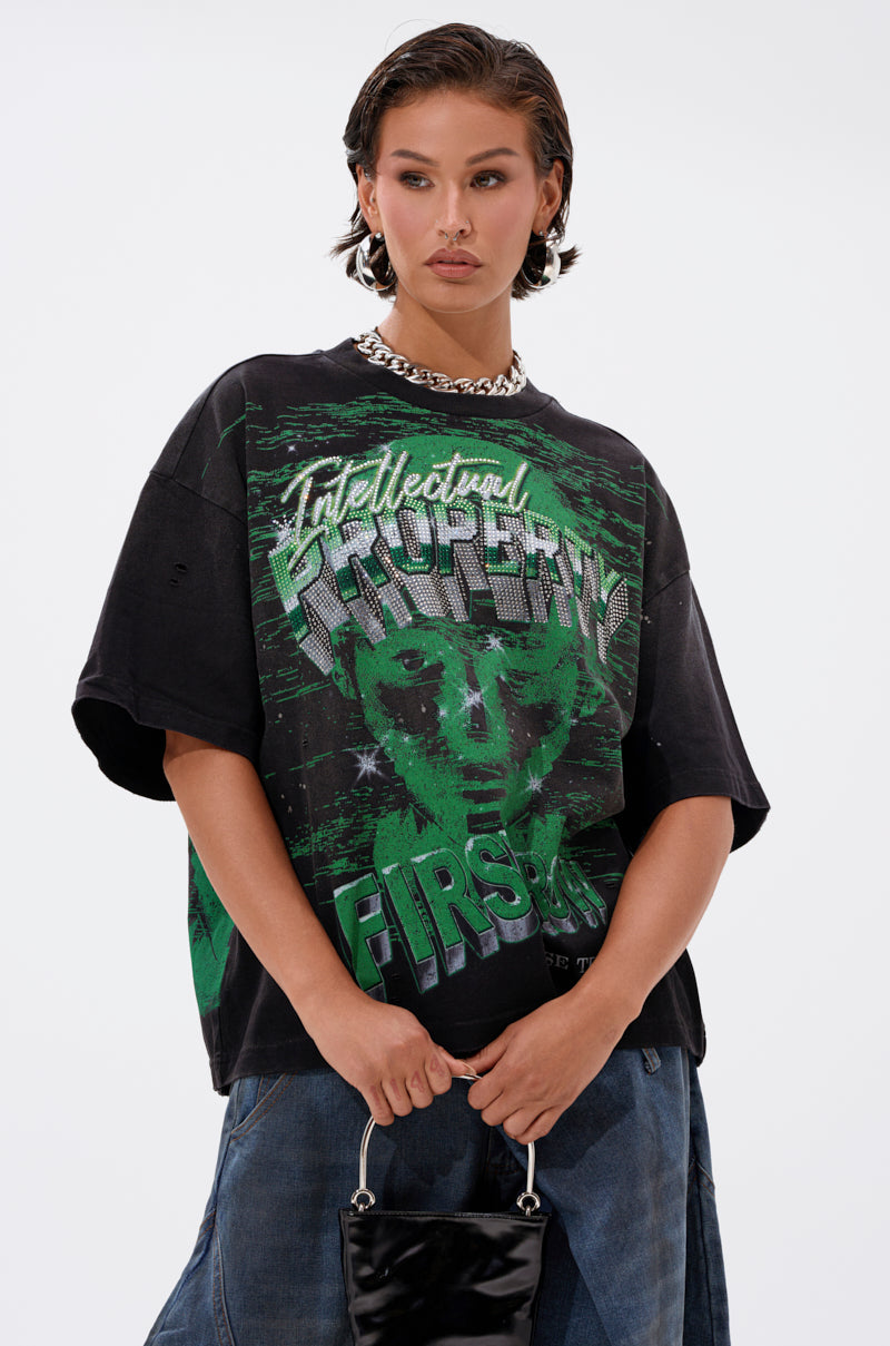 PROPERTY OVERSIZED GRAPHIC TEE