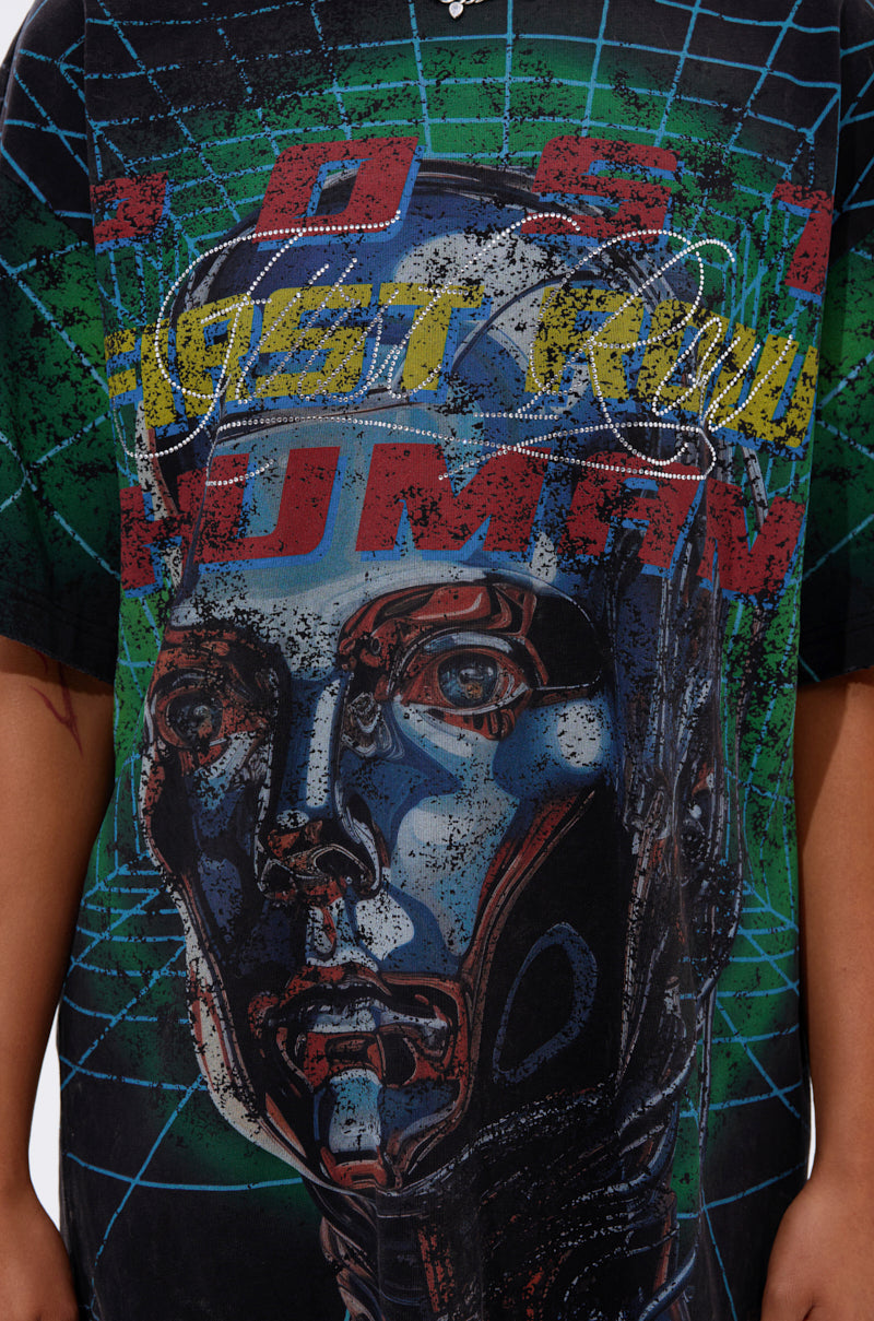 METAVERSE OVERSIZED GRAPHIC TEE