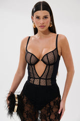 ALWAYS WANTING MORE LACE BODYSUIT