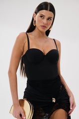 ONE AND ONLY BODYSUIT IN BLACK