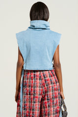 MY BEST SELF SLEEVELESS STATEMENT TOP