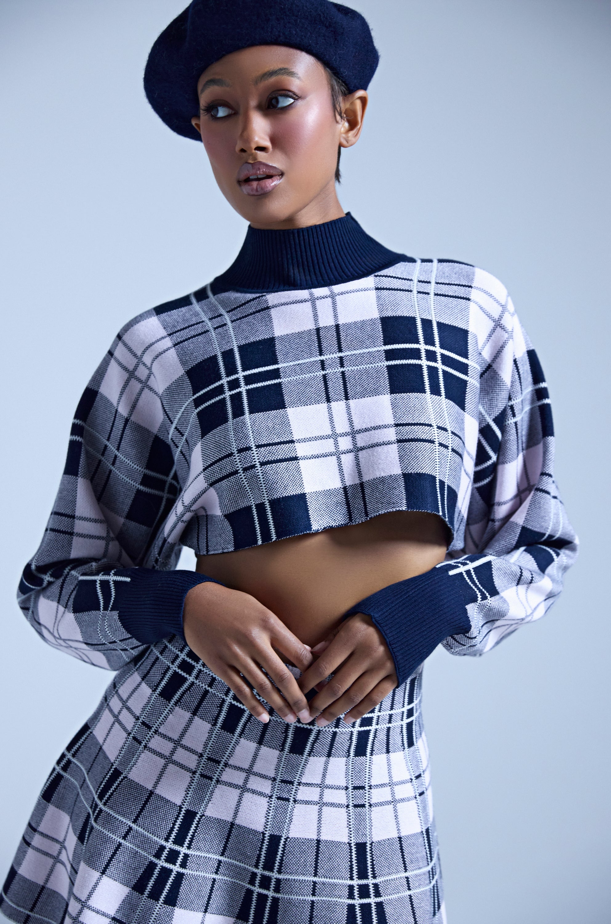 HOME FOR THE HOLIDAYS CROPPED SWEATER