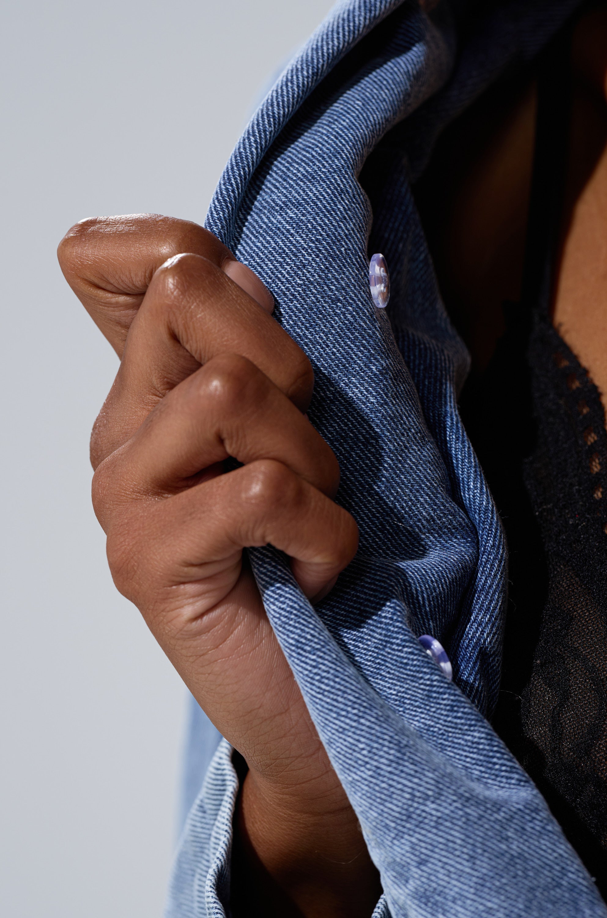 NEW GISELE CROPPED FUR TRIM JACKET