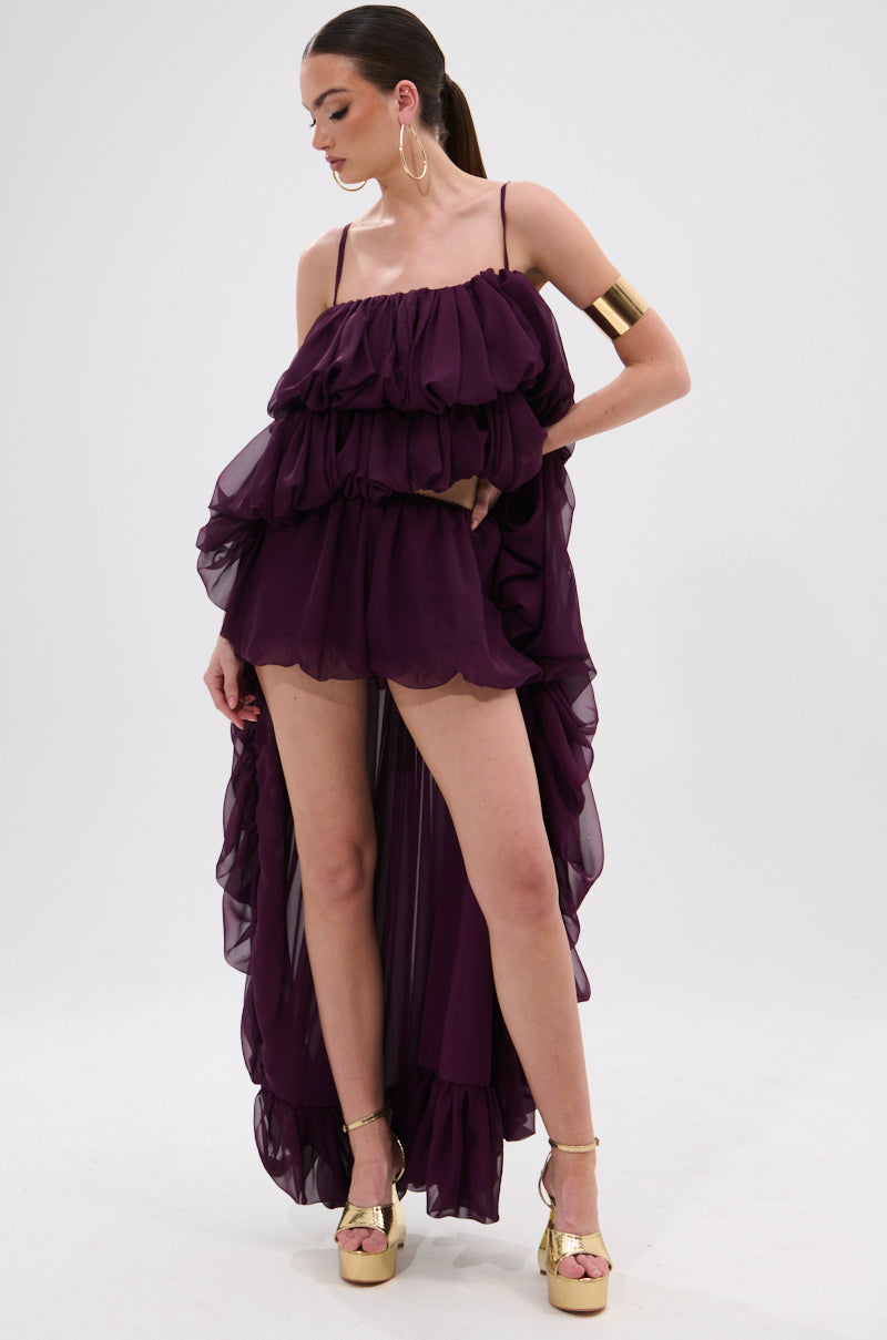 ROYAL HIGH LOW BLOUSE TOP