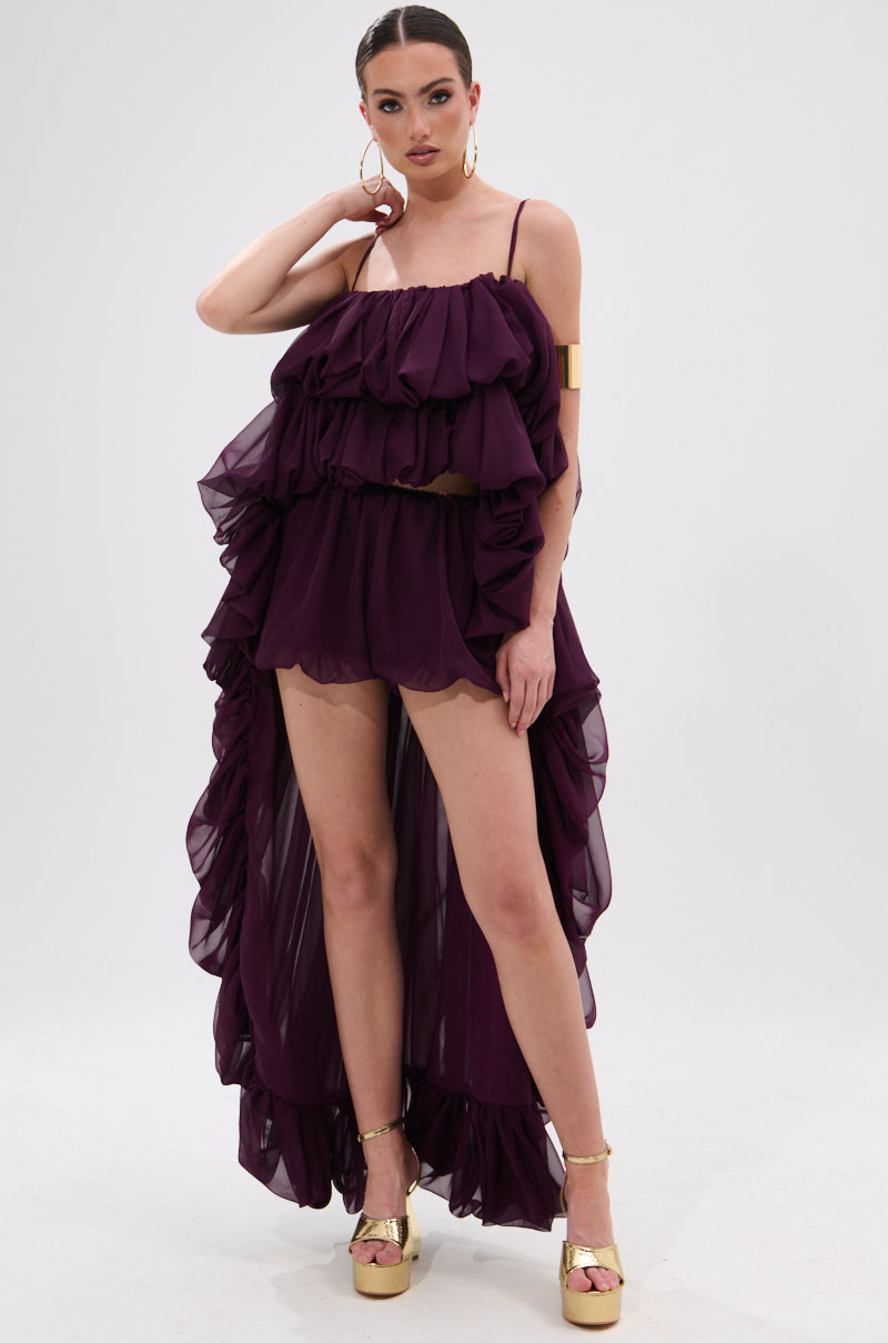 ROYAL HIGH LOW BLOUSE TOP