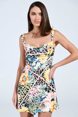 FREE SPIRIT SATIN MINI DRESS