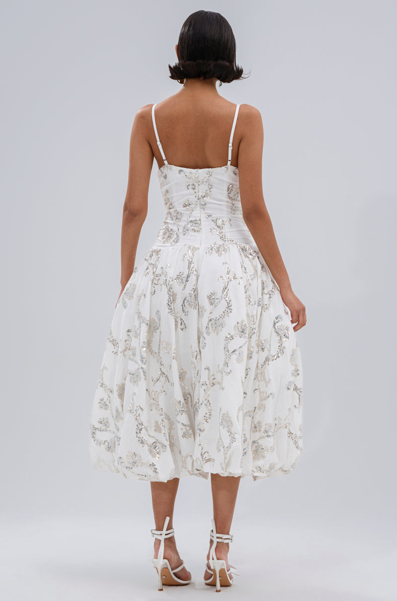 BEST DRESSED PRINTED MIDI DRESS