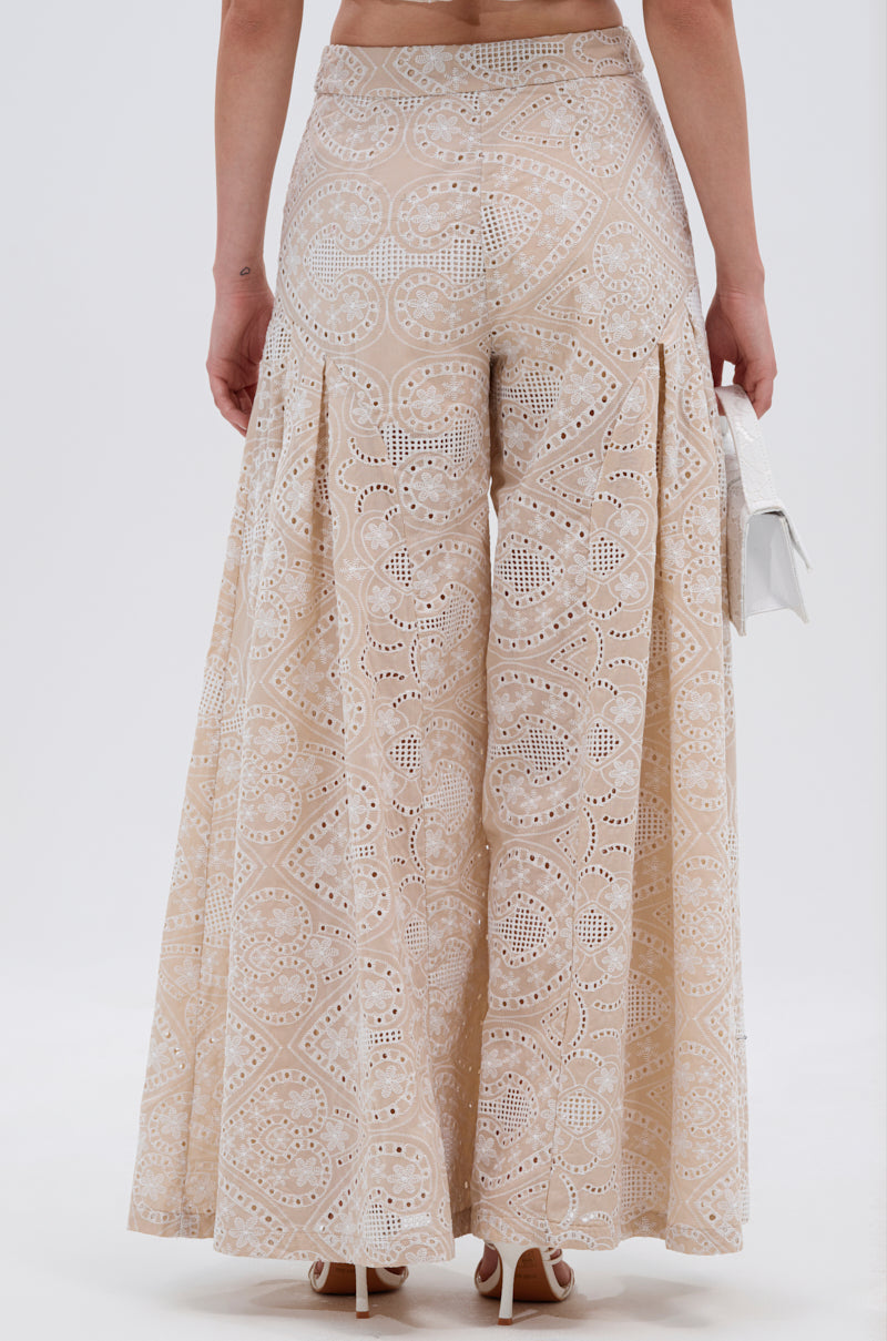 SUMMER TIME BLISS EYELET TROUSER