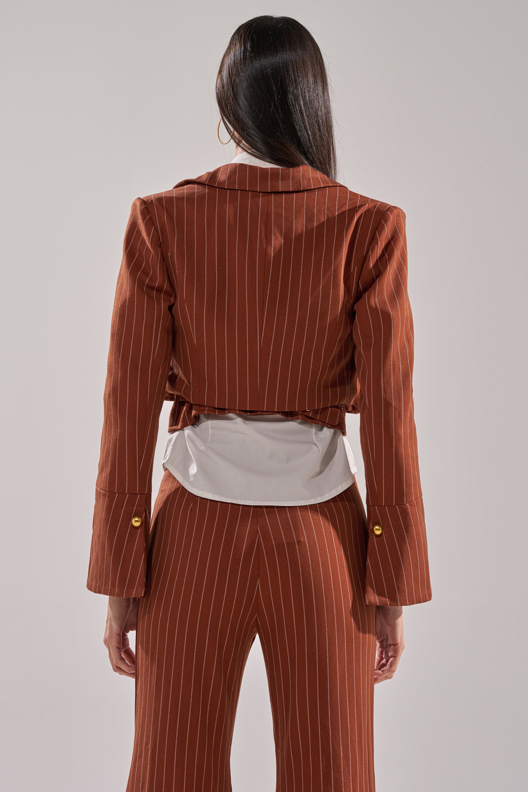 BUSINESS FIRST STRIPE BLAZER