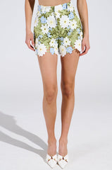 DAISY CROCHET SHORT