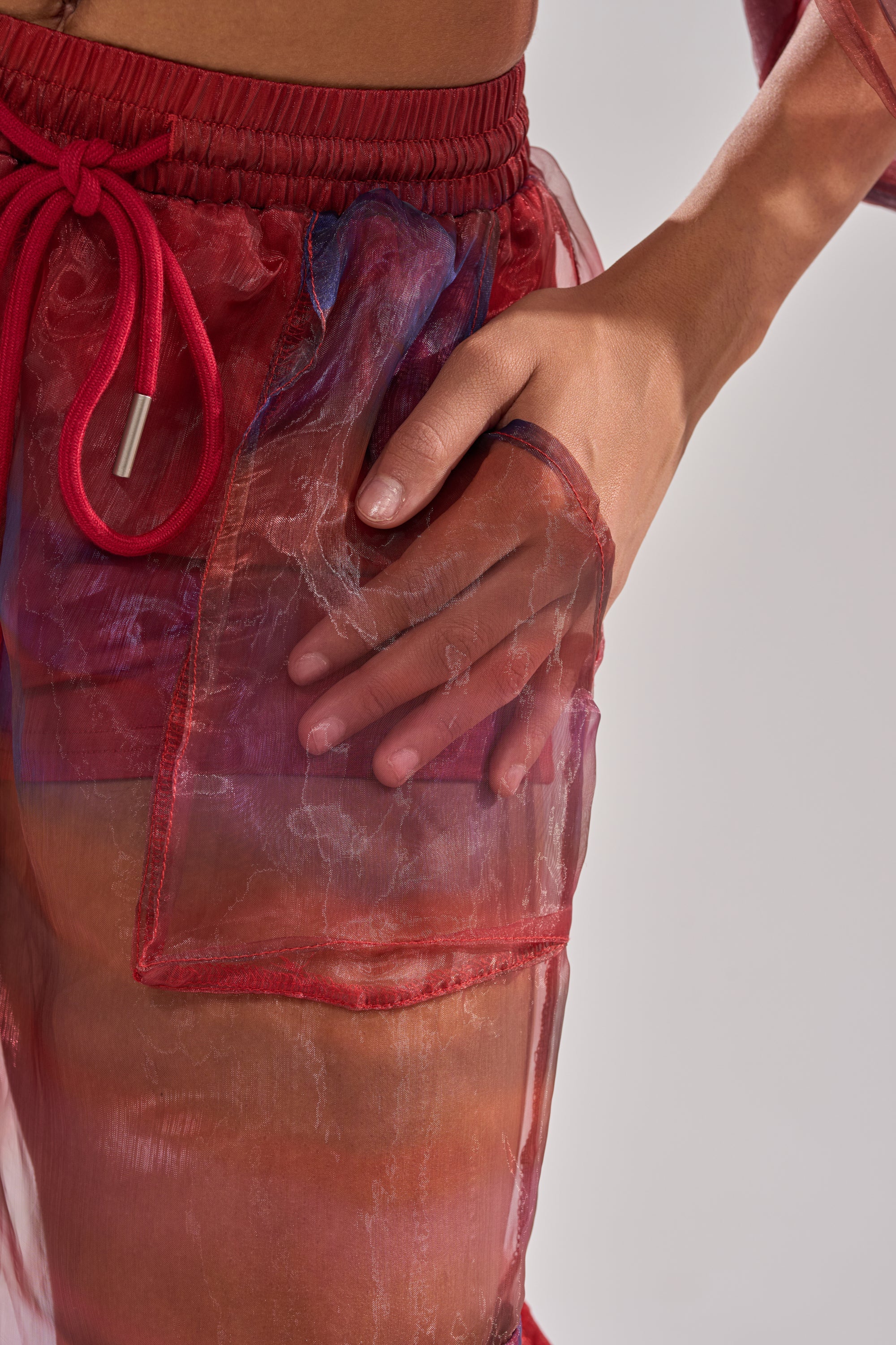 LETS LIVE IN THE MOMENT CHIFFON TROUSER