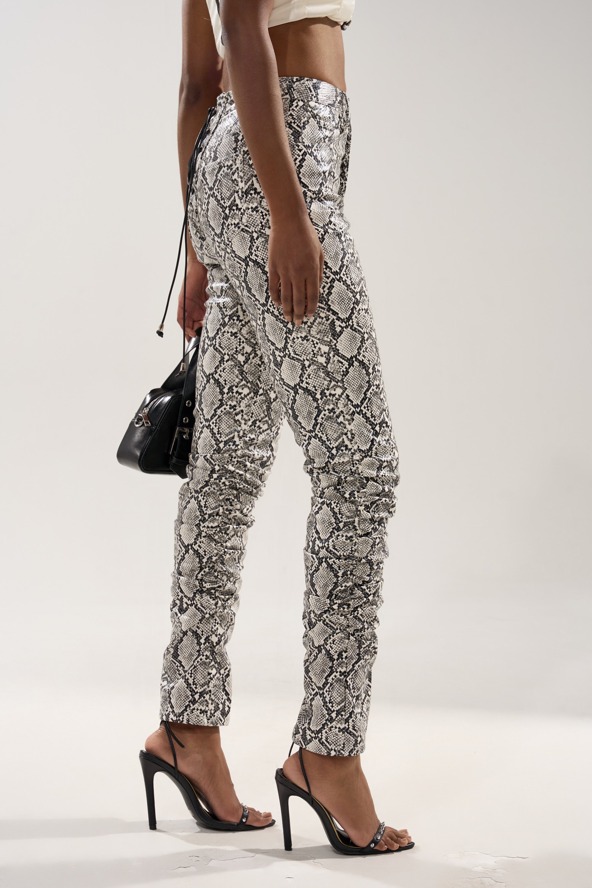 SNEAKY LITTLE SNAKE TROUSER  WITH LACEUP ON BUTT