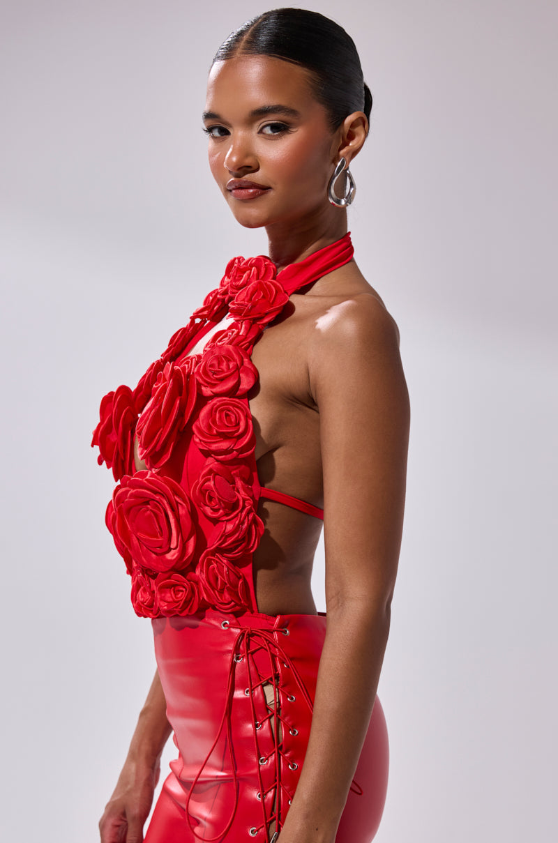 GIVE ME A ROSE BODYSUIT