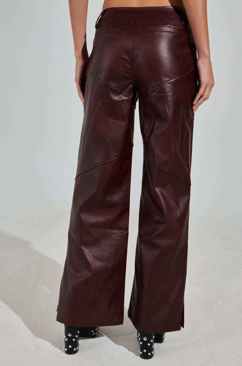 TEMPTATION'S BEST FRIEND PANT IN BURGUNDY
