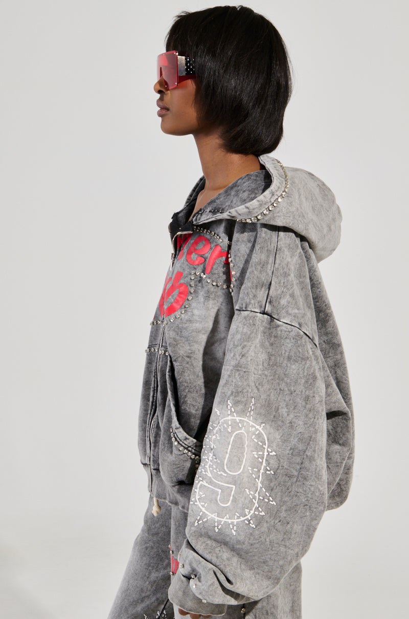 WINNERS CLUB ZIP UP SWEATSHIRT