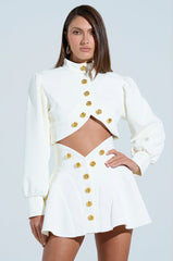 THINK ABOUT ME BLOUSE IN WHITE