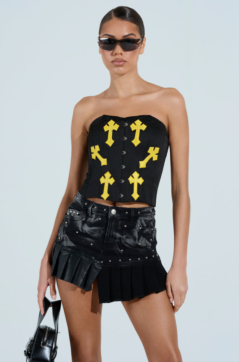 JAYLIN CROSSED CORSET