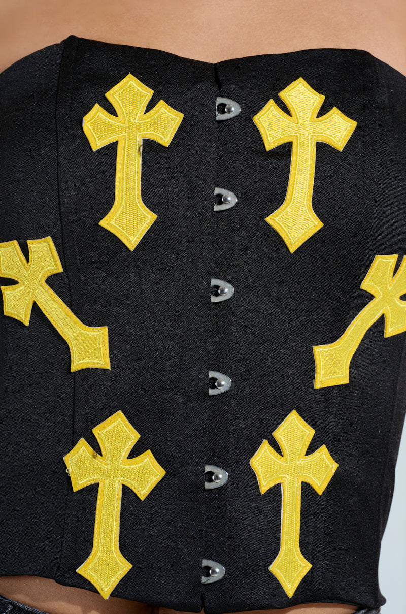 JAYLIN CROSSED CORSET