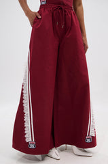 PLAY TIME IS OVER OVERSIZED TRACK PANT