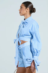 CLEAR AS THE SKY BLOUSE