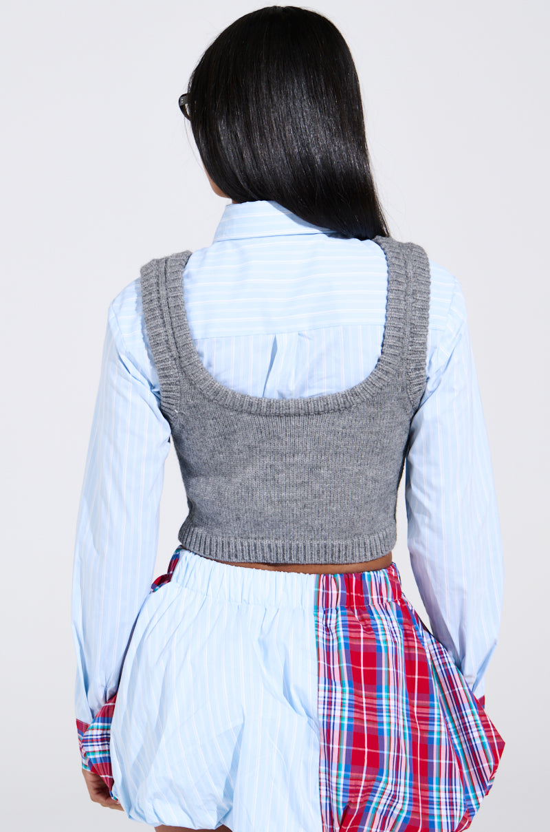 LAURA TWO FOR ONE BUTTON UP SHIRT