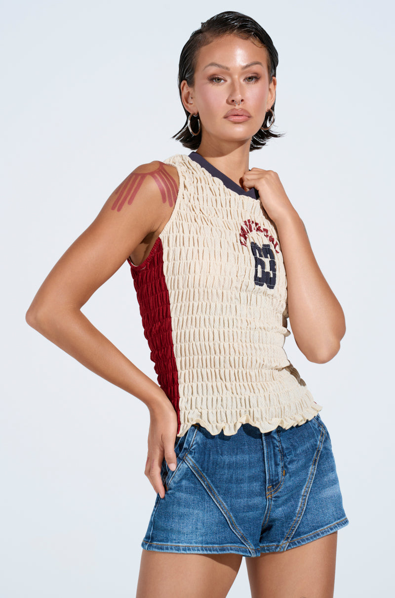 ADDICTED RUCHED JERSEY TOP