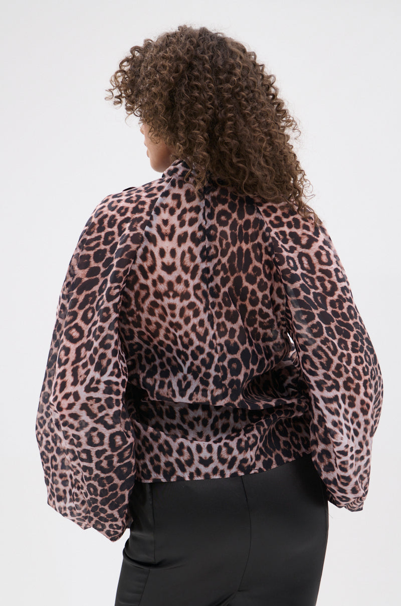 ROXY CHEETAH BLOUSE