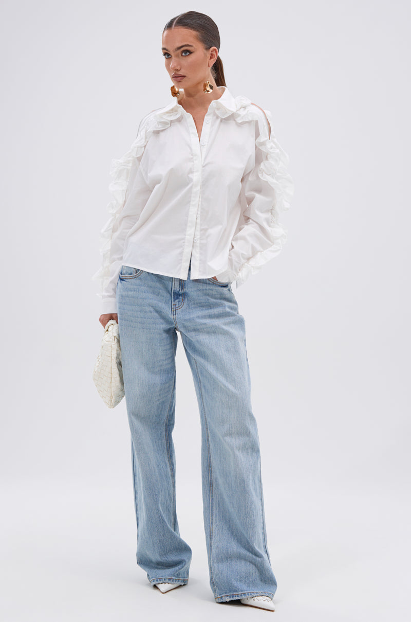 ZIP ME OUT OF THIS BLOUSE