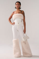 SNOW BUNNY TROUSER WITH FUR CUFF