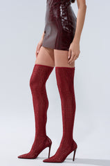 IM YOUR WEAKNESS FAUX LEATHER MINI SKIRT