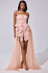 HIGH TEA TULLE TRIM CORSET