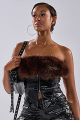 ALL THE BIG ONES CORSET WITH FUR