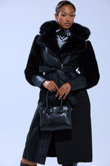 GOODIE MIXED MEDIA COAT