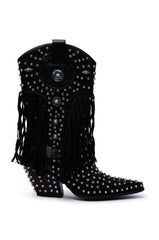 AZALEA WANG GREYSON BLACK BOOTIE