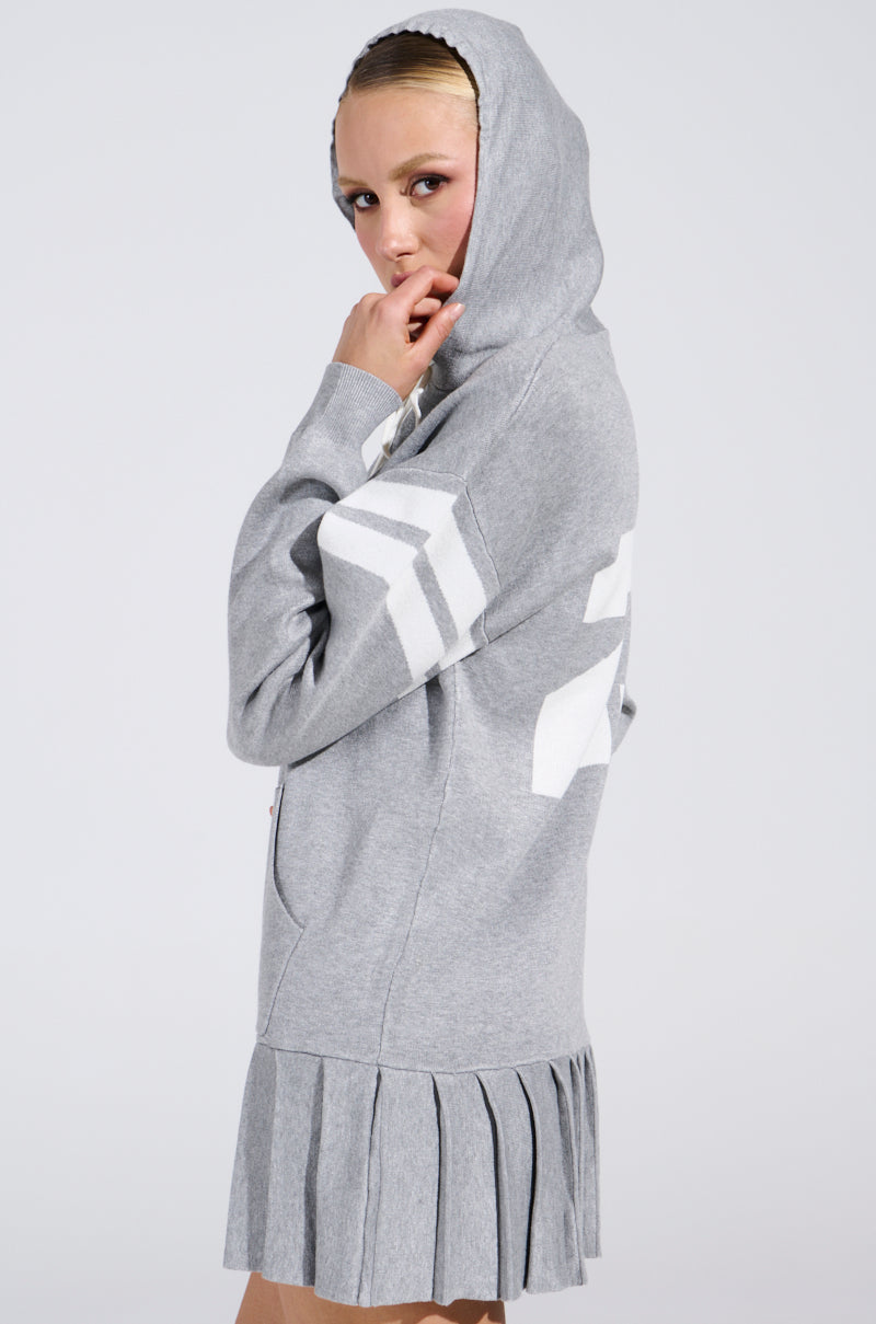 BETTER OFF SWEATER JERSEY DRESS