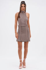 CUTE AS CAN BE STRIPED MINI DRESS WITH HEADBAND