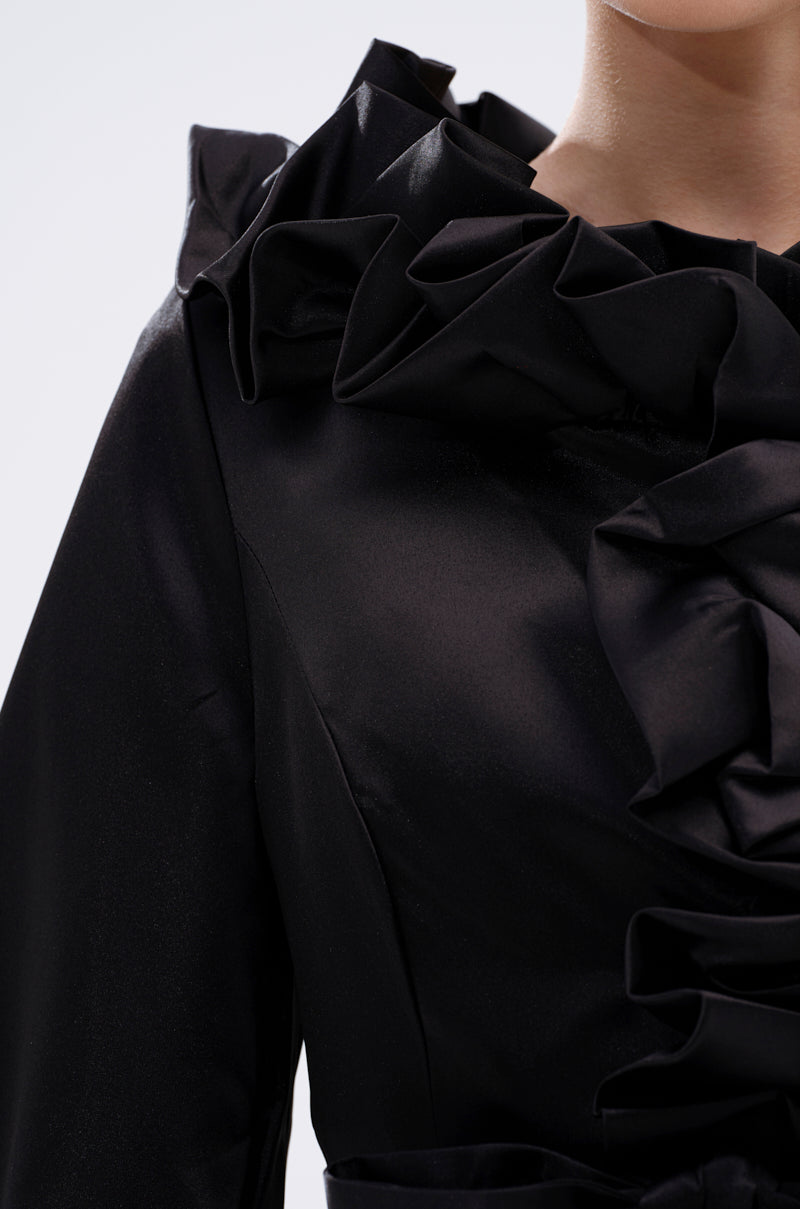 GARDEN PARTY WRAP BLAZER