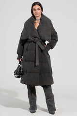 HOUDINI LONG RHINESTONE PUFFER