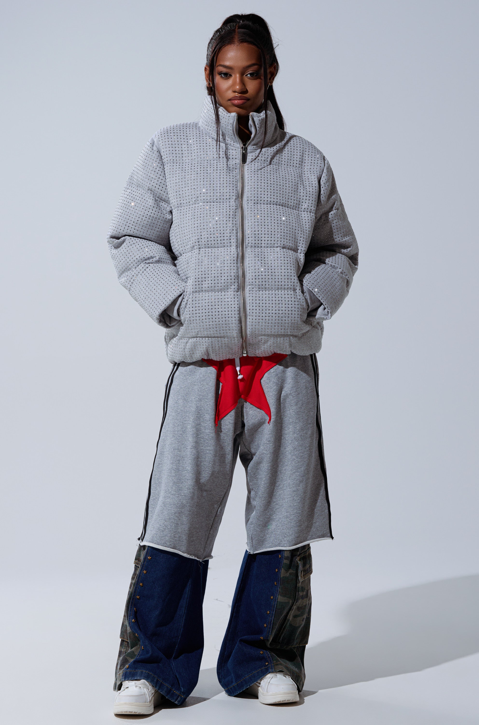 HOUDINI MID RHINESTONE PUFFER