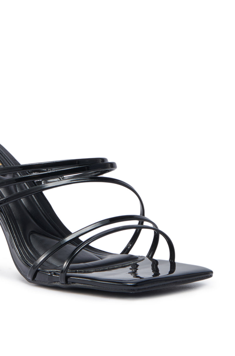 AZALEA WANG HUGHIE BLACK SANDAL