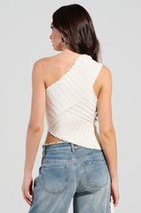 HONEY PLZ SWEATER TANK TOP